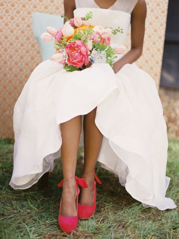 Свадебные платья с ботинками